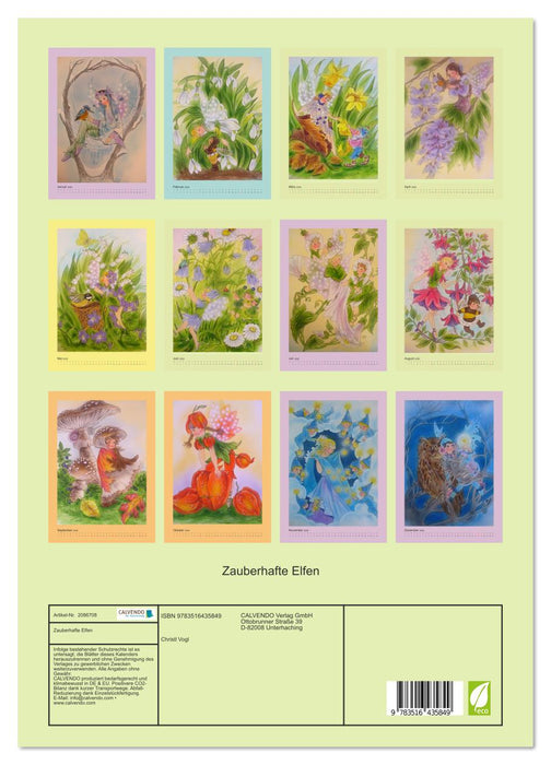 Zauberhafte Elfen (CALVENDO Wandkalender 2026)