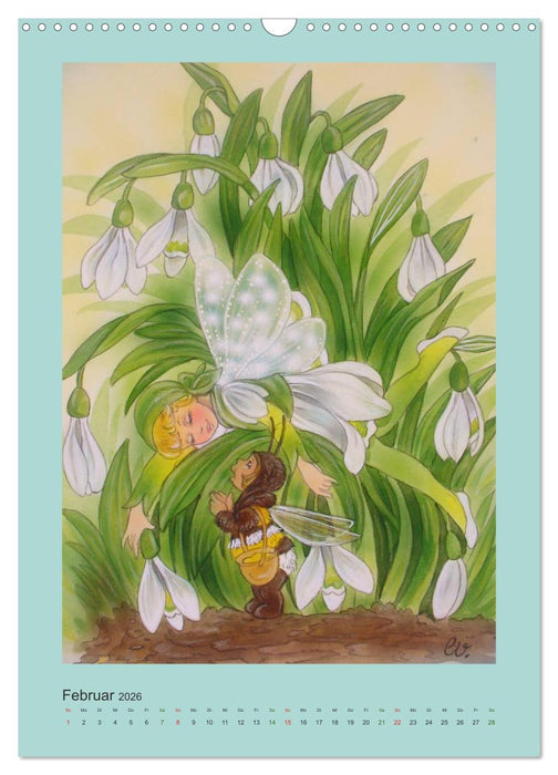 Zauberhafte Elfen (CALVENDO Wandkalender 2026)