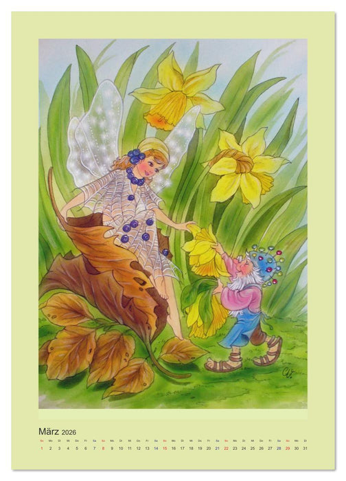 Zauberhafte Elfen (CALVENDO Wandkalender 2026)