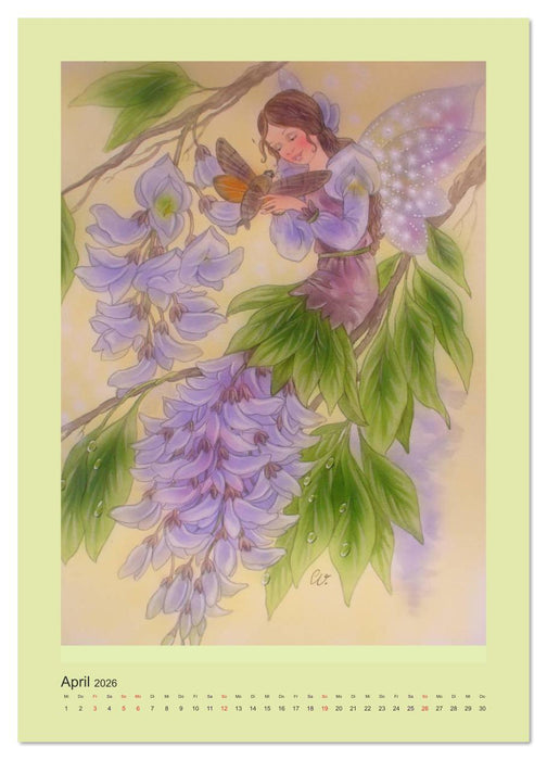 Zauberhafte Elfen (CALVENDO Wandkalender 2026)