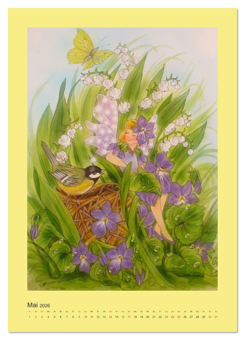 Zauberhafte Elfen (CALVENDO Wandkalender 2026)