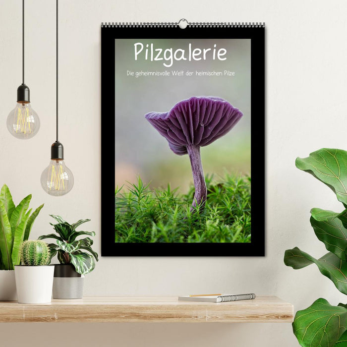 Pilzgalerie - Die geheimnisvolle Welt der heimischen Pilze (CALVENDO Wandkalender 2026)