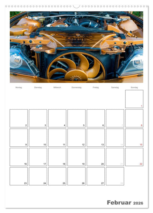 Tuning Power Planer (CALVENDO Premium Wandkalender 2026)