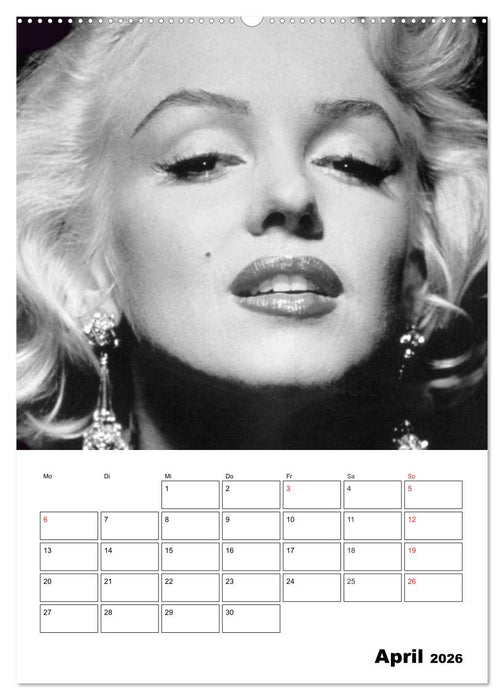 Marilyn Monroe. Weltstar und Sexsymbol (CALVENDO Wandkalender 2026)