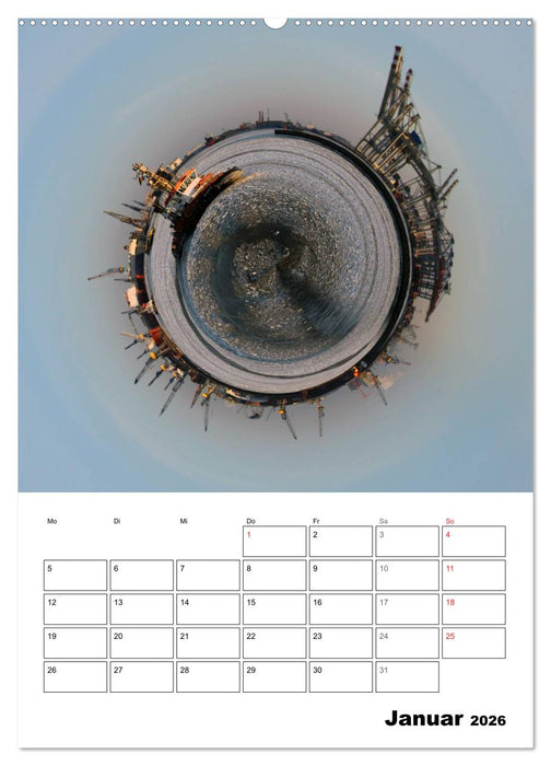 The tiny world of HAMBURG (CALVENDO Premium Wandkalender 2026)