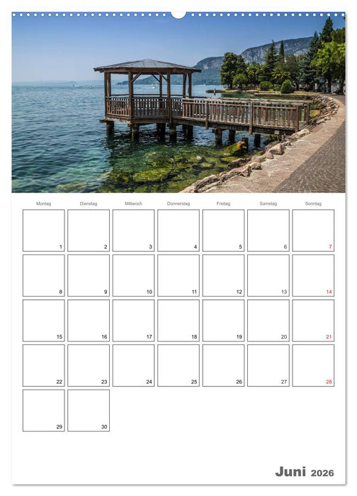 GARDASEE Terminplaner (CALVENDO Premium Wandkalender 2026)