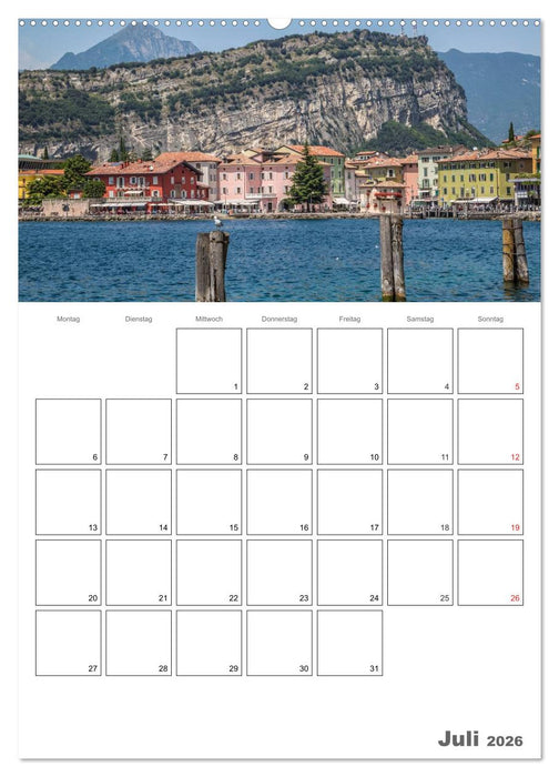 GARDASEE Terminplaner (CALVENDO Premium Wandkalender 2026)