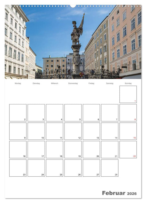 Bezauberndes SALZBURG / Terminplaner (CALVENDO Premium Wandkalender 2026)