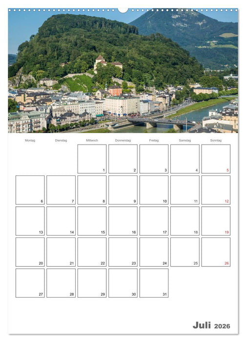 Bezauberndes SALZBURG / Terminplaner (CALVENDO Premium Wandkalender 2026)
