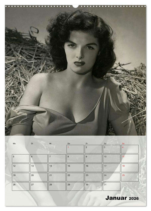 Filmstars der goldenen Leinwandjahre (CALVENDO Wandkalender 2026)