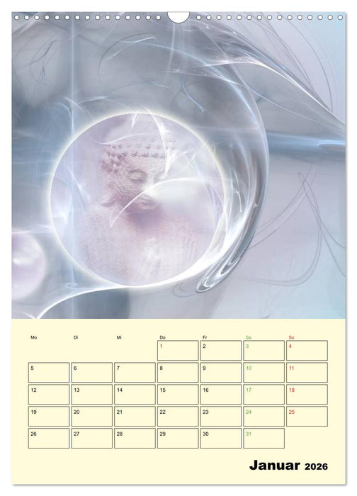 Buddhismus (CALVENDO Wandkalender 2026)