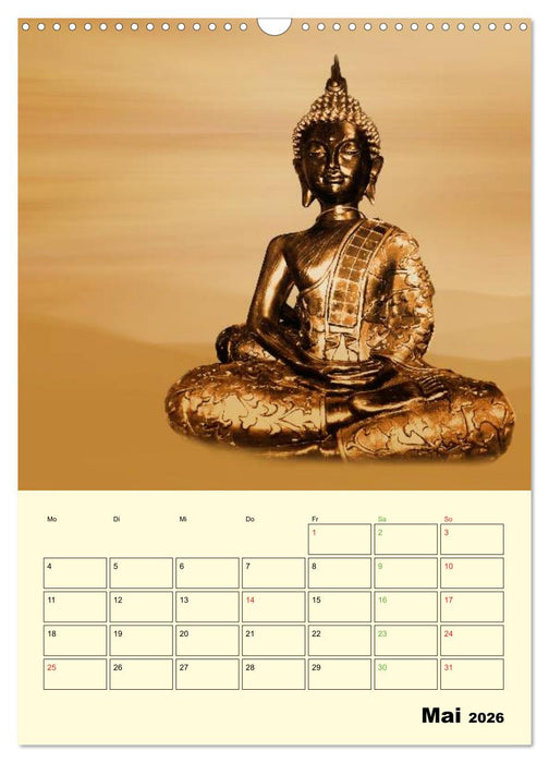 Buddhismus (CALVENDO Wandkalender 2026)