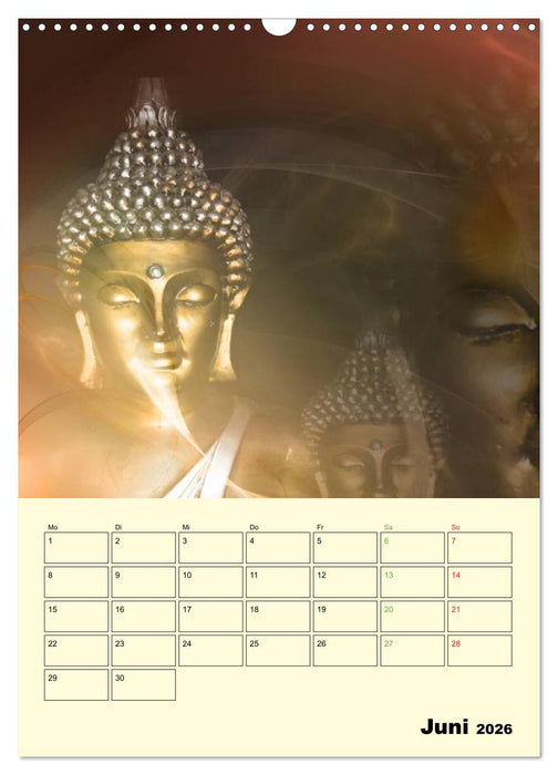 Buddhismus (CALVENDO Wandkalender 2026)