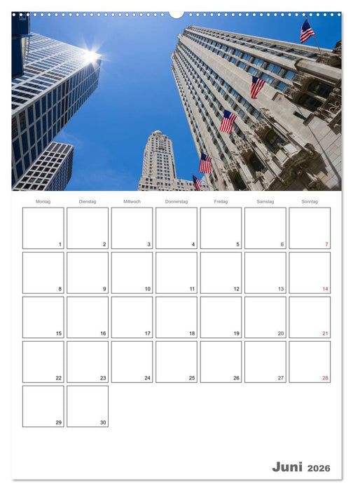 CHICAGO Terminplaner (CALVENDO Premium Wandkalender 2026)