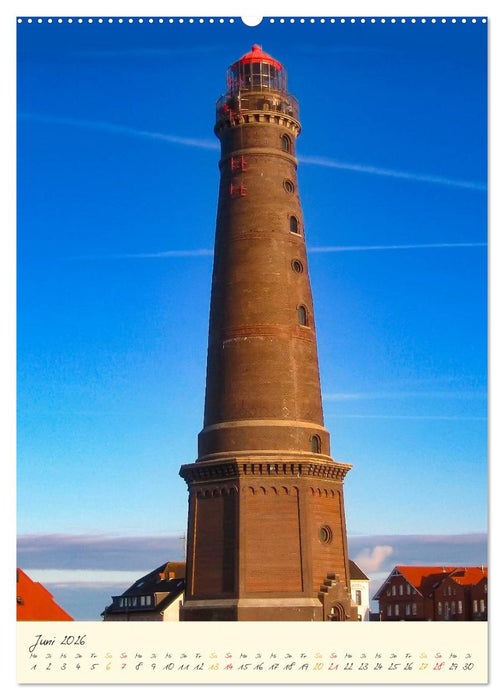 Norddeutsche Leuchttürme - maritime Wegweiser (CALVENDO Premium Wandkalender 2026)