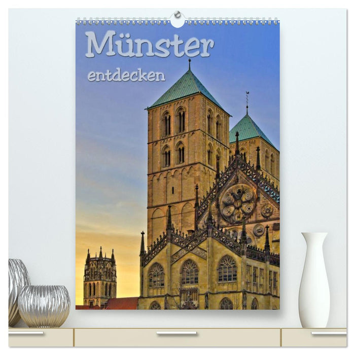 Münster entdecken (CALVENDO Premium Wandkalender 2026)