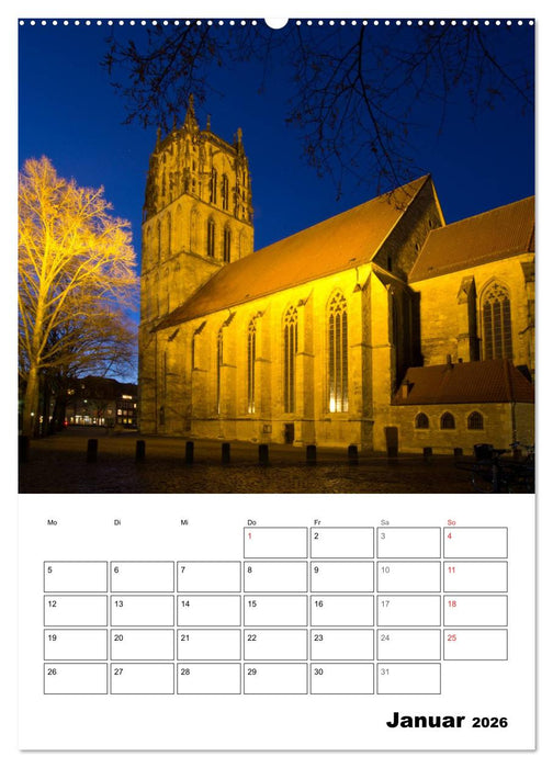 Münster entdecken (CALVENDO Premium Wandkalender 2026)