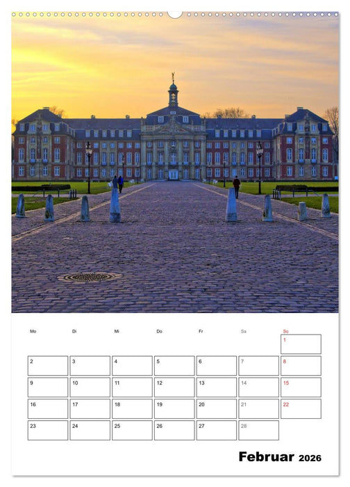 Münster entdecken (CALVENDO Premium Wandkalender 2026)