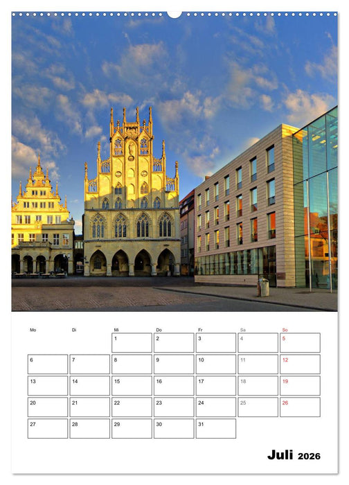 Münster entdecken (CALVENDO Premium Wandkalender 2026)