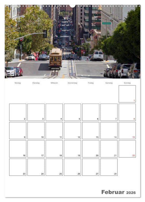 SAN FRANCISCO Terminplaner (CALVENDO Premium Wandkalender 2026)