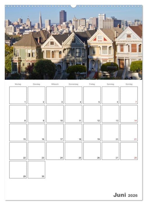 SAN FRANCISCO Terminplaner (CALVENDO Premium Wandkalender 2026)