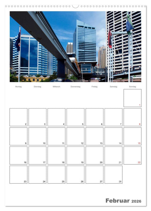 SYDNEY Terminplaner (CALVENDO Premium Wandkalender 2026)