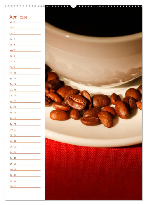 Köstliche Kaffeespezialitäten (CALVENDO Wandkalender 2026)