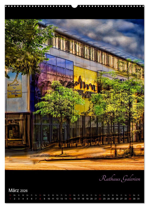 Herten - Digital gemalt (CALVENDO Premium Wandkalender 2026)
