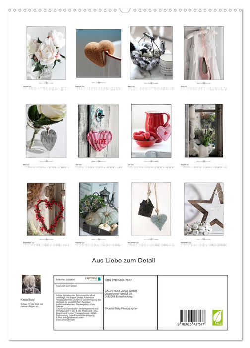 Aus Liebe zum Detail (CALVENDO Premium Wandkalender 2026)