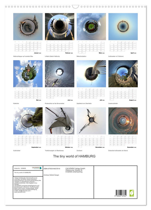 The tiny world of HAMBURG (CALVENDO Wandkalender 2026)