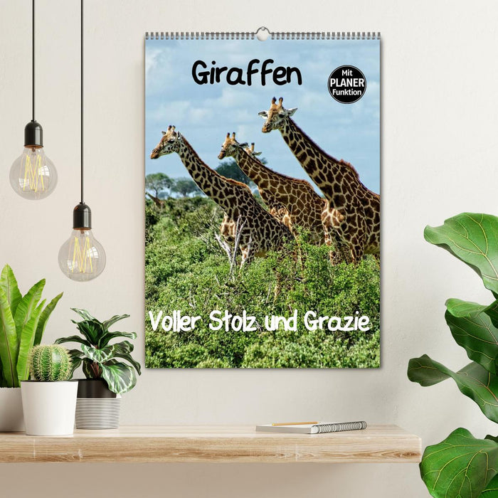 Giraffen. Voller Stolz und Grazie (CALVENDO Wandkalender 2026)
