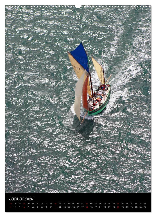 Segelschiffe von damals (CALVENDO Premium Wandkalender 2026)