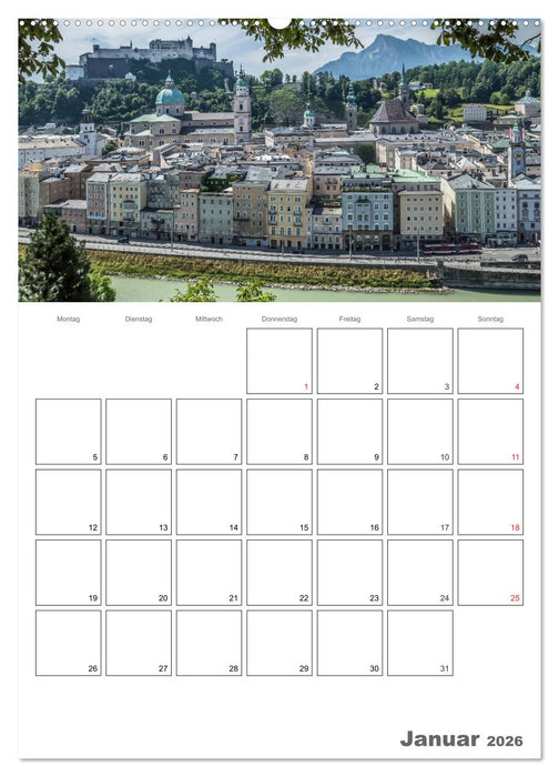 Bezauberndes SALZBURG / Terminplaner (CALVENDO Wandkalender 2026)