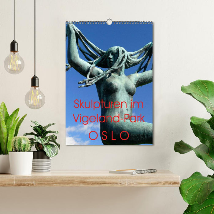 Skulpturen im Vigeland-Park Oslo (CALVENDO Wandkalender 2026)