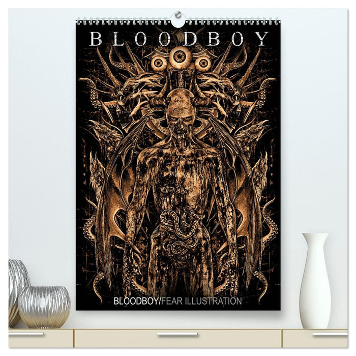 BLOODBOY/FEAR ILLUSTRATION (CALVENDO Premium Wandkalender 2026)