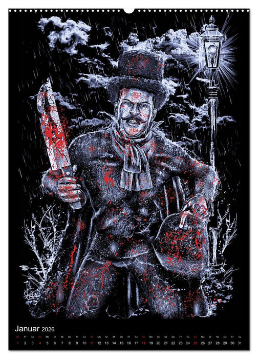 BLOODBOY/FEAR ILLUSTRATION (CALVENDO Premium Wandkalender 2026)