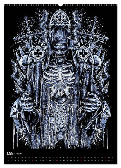 BLOODBOY/FEAR ILLUSTRATION (CALVENDO Premium Wandkalender 2026)