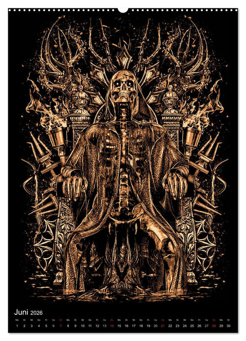 BLOODBOY/FEAR ILLUSTRATION (CALVENDO Premium Wandkalender 2026)