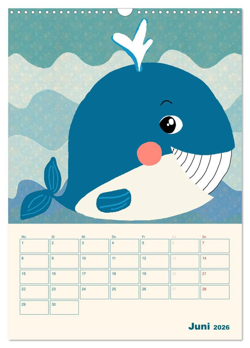 Kindliche Motive von Little Miss Arty - Illustrationen! (CALVENDO Wandkalender 2026)