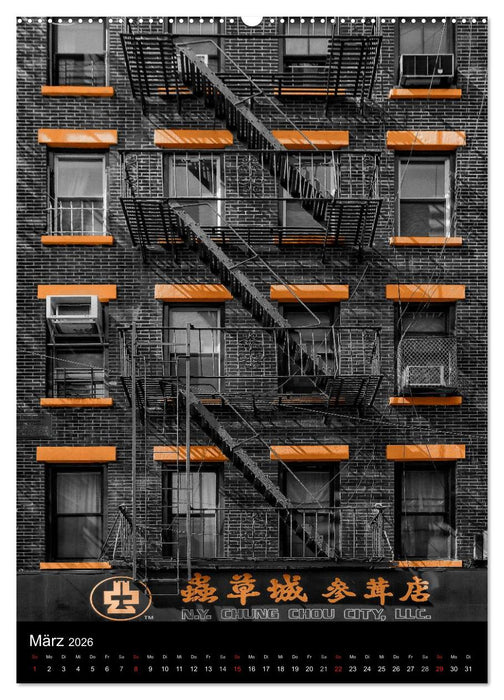 New York Colorkey (CALVENDO Premium Wandkalender 2026)