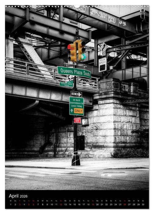 New York Colorkey (CALVENDO Premium Wandkalender 2026)