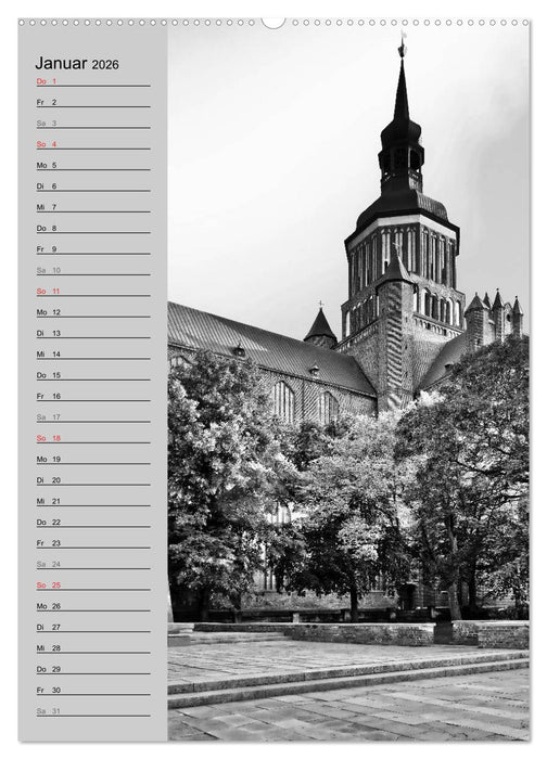 Stralsund. Ein Hauch längst vergangener Zeiten (CALVENDO Premium Wandkalender 2026)