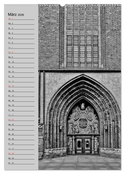 Stralsund. Ein Hauch längst vergangener Zeiten (CALVENDO Premium Wandkalender 2026)