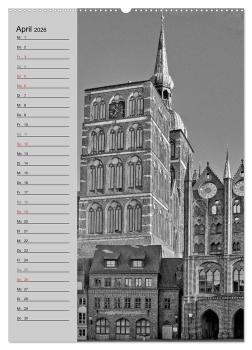 Stralsund. Ein Hauch längst vergangener Zeiten (CALVENDO Premium Wandkalender 2026)