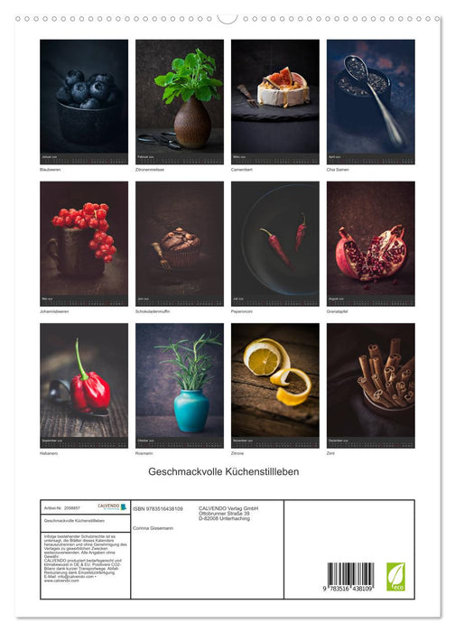Geschmackvolle Küchenstillleben (CALVENDO Premium Wandkalender 2026)