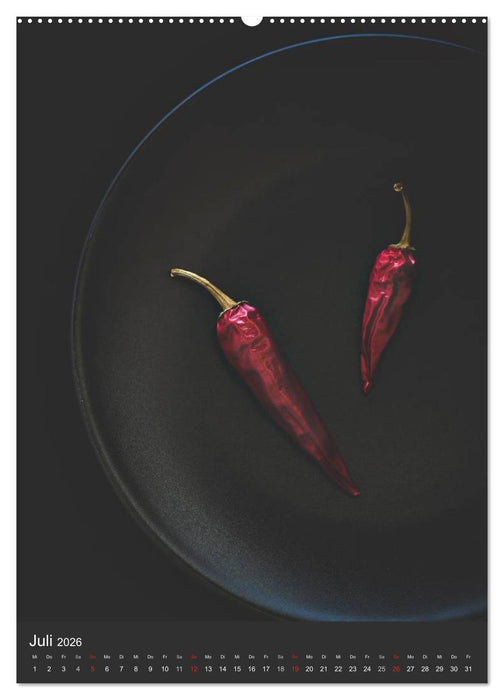 Geschmackvolle Küchenstillleben (CALVENDO Premium Wandkalender 2026)