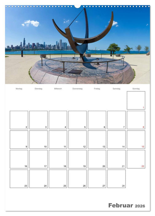 CHICAGO Terminplaner (CALVENDO Wandkalender 2026)