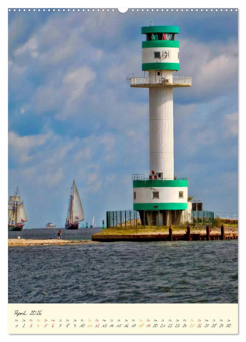 Norddeutsche Leuchttürme - maritime Wegweiser (CALVENDO Wandkalender 2026)