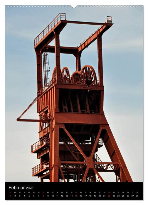 Fördertürme im Ruhrgebiet (CALVENDO Wandkalender 2026)