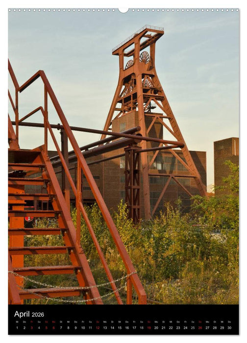 Fördertürme im Ruhrgebiet (CALVENDO Wandkalender 2026)